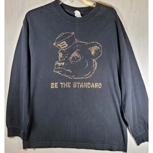 Baylor Bears Vintage Sweatshirt Pullover Crewneck College Sport Size Large Black